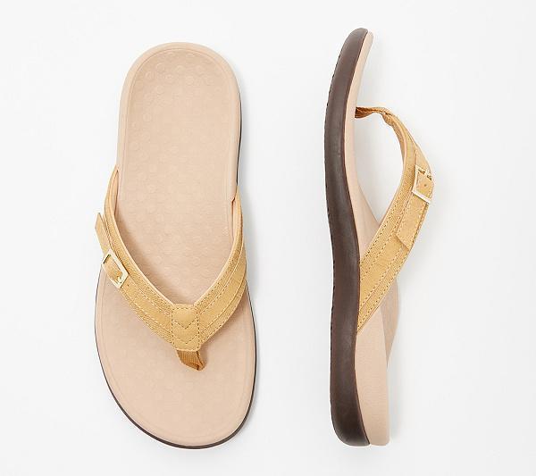 Orthopaedic Women's Flip-Flops – Mira-Yellow-3-State of Style