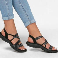 Orthopaedic Women's Sandals - Isabella-Black-5-State of Style