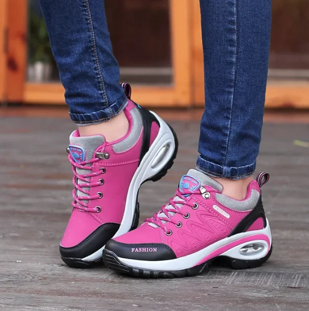 Orthopaedic Women's Walking Shoes - Alessa-Grey-4.5-State of Style