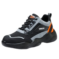 Orthopaedic Work Sneakers - MaxProtect-Grey-Black-5.0-State of Style