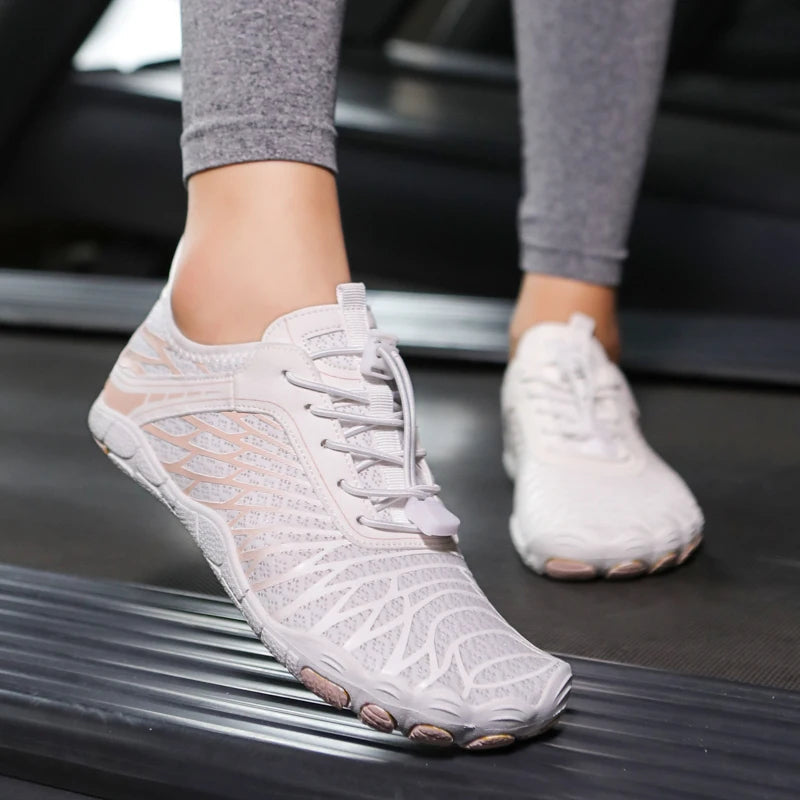 Orthopedic Barefoot Shoes - VitalStride-White Pink-3.5-State of Style