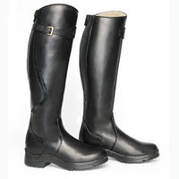 Orthopedic Boots with Buckle Details - Elara-Dark Brown-5-State of Style