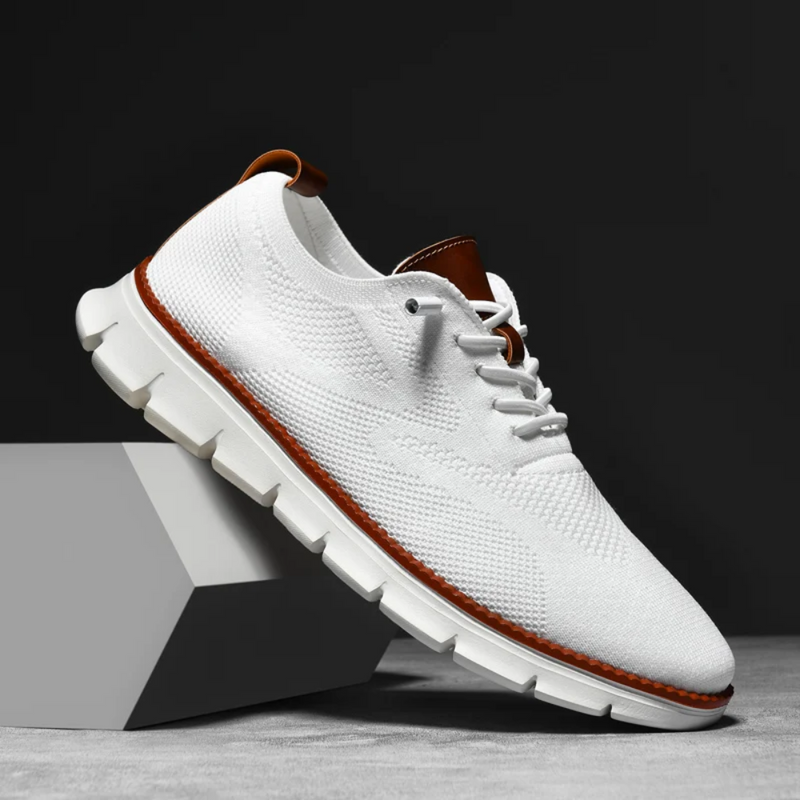 Orthopedic Fly Knitted Shoes | Lightweight & Supportive-White-6.5-State of Style
