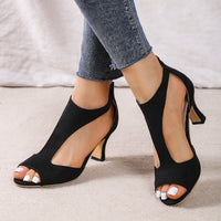 Orthopedic Heel Sandal - ComfortStep-Black-3.0-State of Style