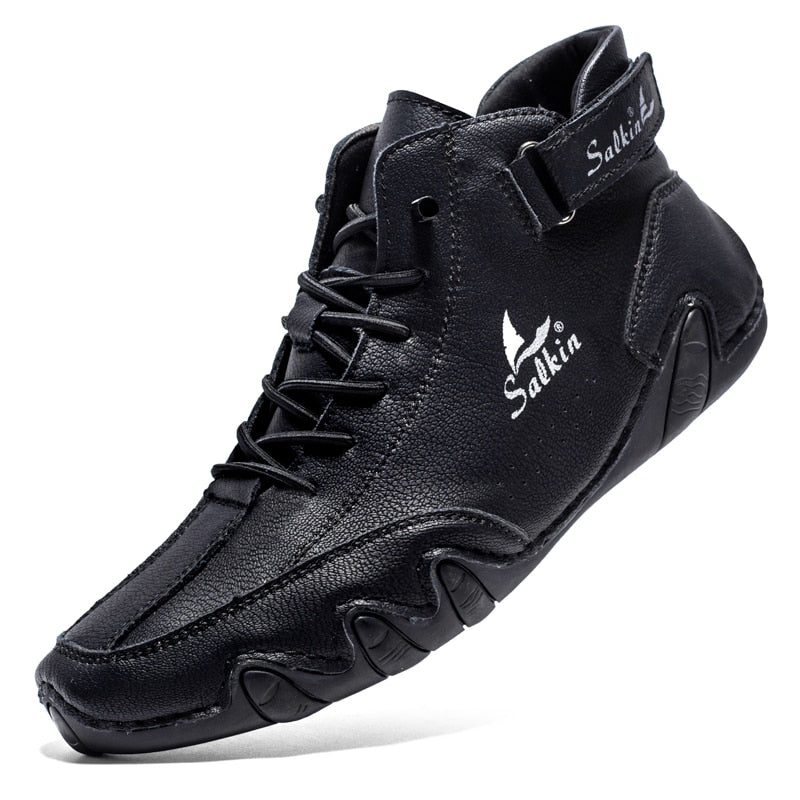 Orthopedic Leather Shoes - Ethan-Black-37-State of Style