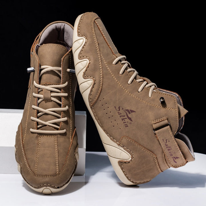 Orthopedic Leather Shoes - Ethan-Brown-37-State of Style