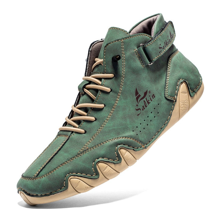 Orthopedic Leather Shoes - Ethan-Green-37-State of Style