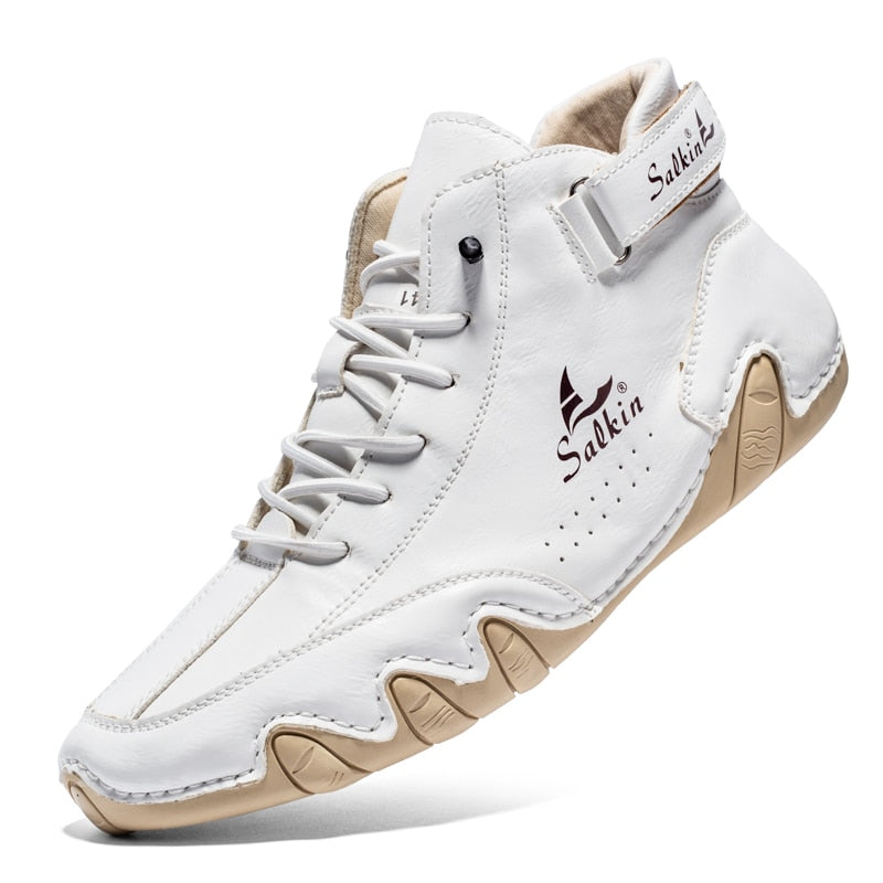 Orthopedic Leather Shoes - Ethan-Khaki-37-State of Style