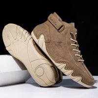 Orthopedic Leather Shoes - Ethan-Khaki-37-State of Style
