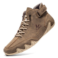 Orthopedic Leather Shoes - Ethan-Khaki-37-State of Style