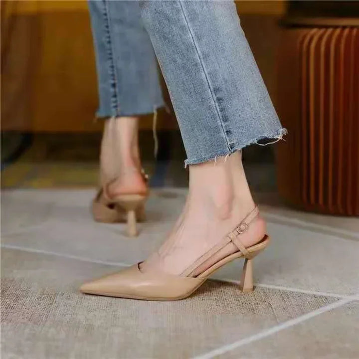Orthopedic Lichtgewicht Abrikooskleurige Pumps - Olivia-Abrikoos 1-34-State of Style