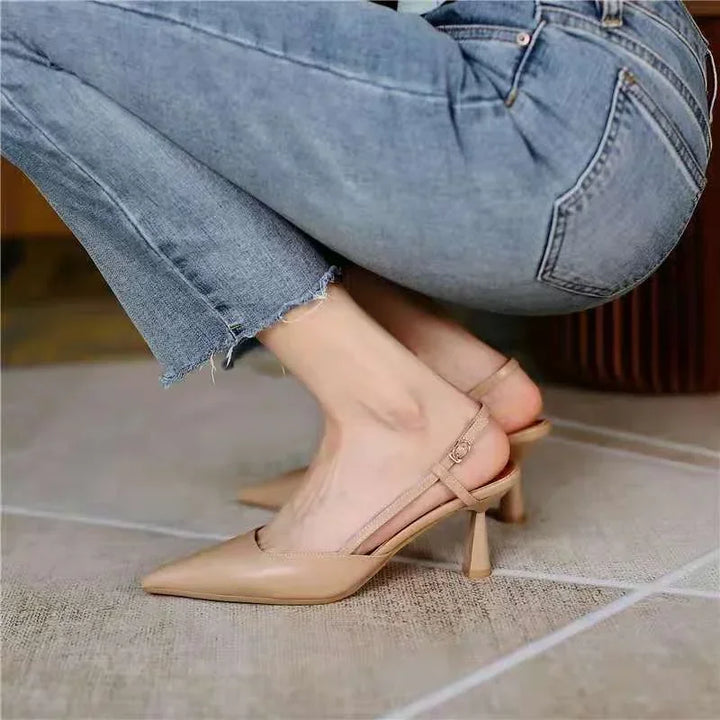 Orthopedic Lichtgewicht Abrikooskleurige Pumps - Olivia-Abrikoos 1-34-State of Style