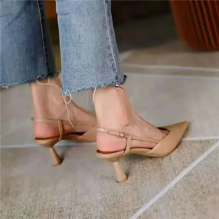 Orthopedic Lichtgewicht Abrikooskleurige Pumps - Olivia-Abrikoos 1-34-State of Style