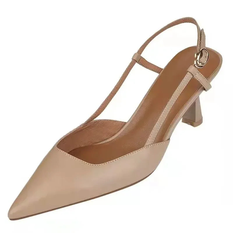Orthopedic Lichtgewicht Abrikooskleurige Pumps - Olivia-Abrikoos 1-34-State of Style