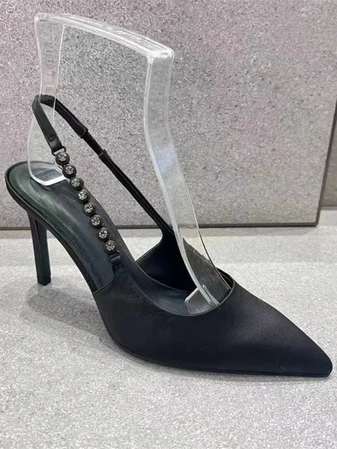Orthopedic Lichtgewicht Abrikooskleurige Pumps - Olivia-Zwart 1-34-State of Style