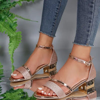 Orthopedic Lichtgewicht Zwarte Sandalen - Sophie-Roze-35-State of Style