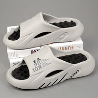 Orthopedic Massage Slippers | Pain Relief | Arch Support-Grey Black-3.5-State of Style