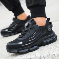 Orthopedic Men's Safety Shoes - Orion-Black-3.5-State of Style