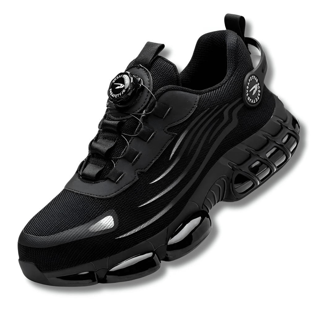 Orthopedic Men's Safety Shoes - Orion-Black-3.5-State of Style