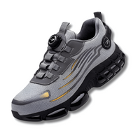 Orthopedic Men's Safety Shoes - Orion-Grey-36-State of Style