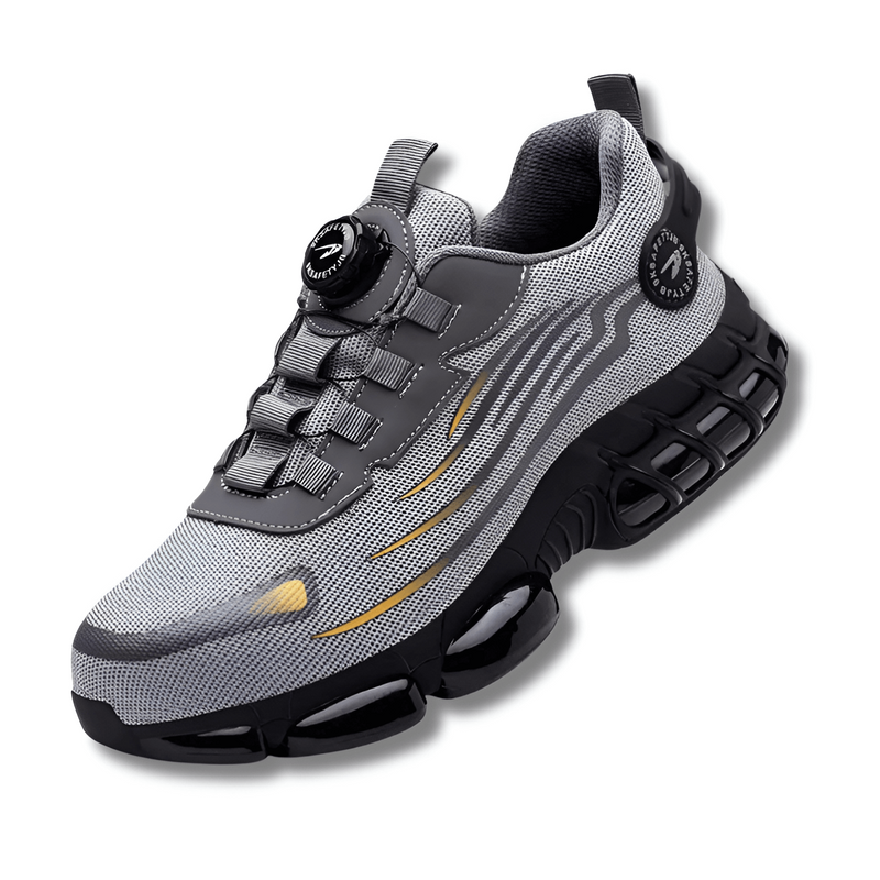Orthopedic Men's Safety Shoes - Orion-Grey-36-State of Style