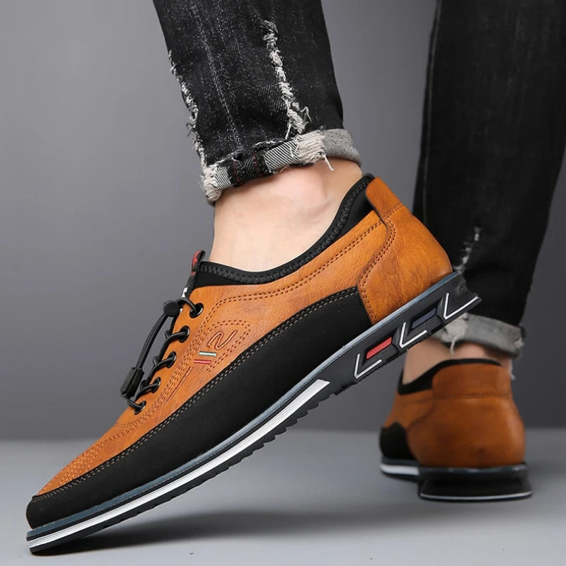 Orthopedic Oxford Men's Shoes - Elias-Brown-38-State of Style