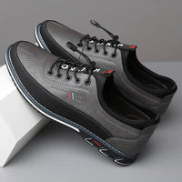 Orthopedic Oxford Men's Shoes - Elias-Grey-38-State of Style