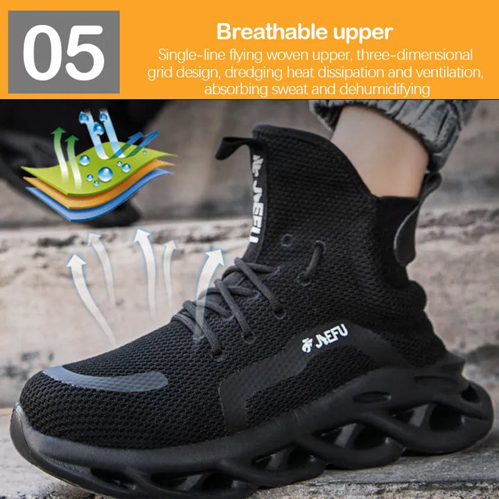 Orthopedic Safety Shoes - Max-Black A-5-State of Style
