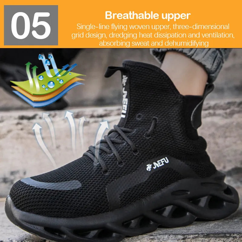 Orthopedic Safety Shoes - Max-Black A-5-State of Style