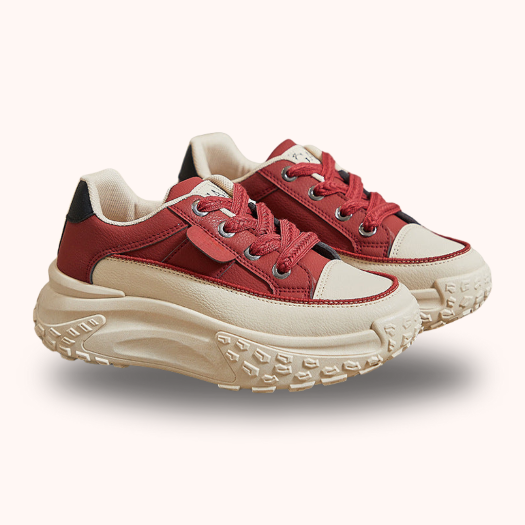 Orthopedic Shoes for Everyday Comfort - FlexiStep-Red-4.5-State of Style