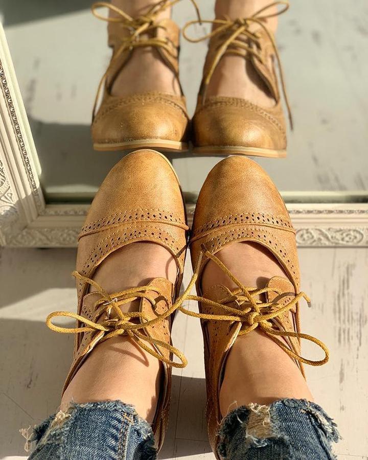 Orthopedic Vintage Shoes - Lucia-Beige-4.5-State of Style