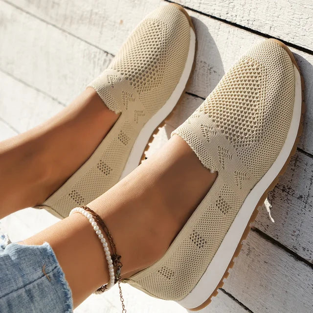 Orthopedic Women's Slip-Ons - Olivia-Apricot-36-State of Style