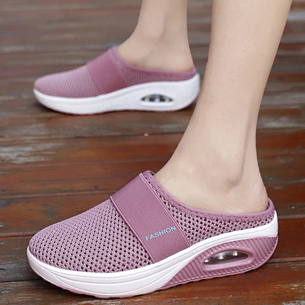 Orthopedische Ademende Zwarte Pantoffels - Lisa-Roze-35-State of Style