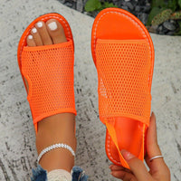 Orthopedische Ademende Zwarte Sandalen - Julia-Oranje-CN36(EU36)-State of Style