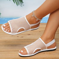 Orthopedische Ademende Zwarte Sandalen - Julia-Zwart-CN36(EU36)-State of Style