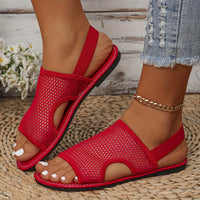Orthopedische Ademende Zwarte Sandalen - Julia-Zwart-CN36(EU36)-State of Style