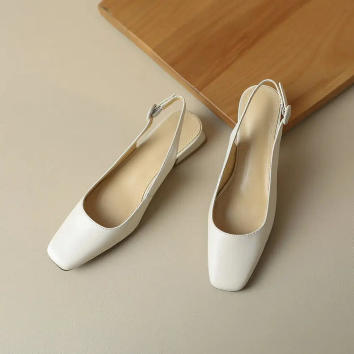 Orthopedische beige loafers - Lisa-Beige-3-State of Style