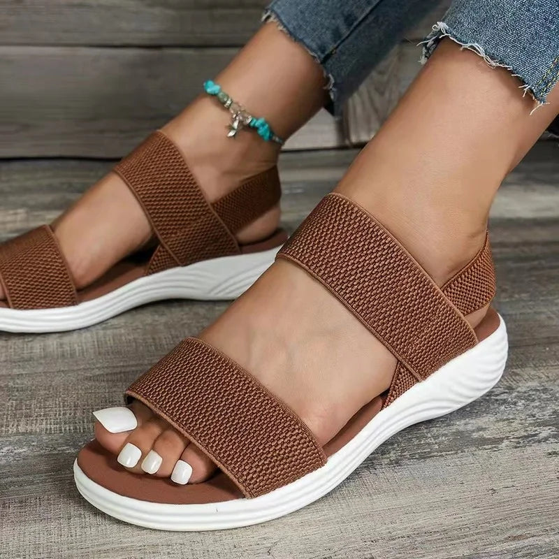 Orthopedische Beige Sandalen - Laura-Beige-36-State of Style