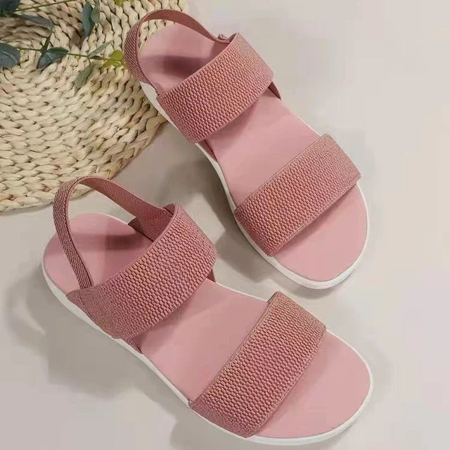 Orthopedische Beige Sandalen - Laura-Roze-36-State of Style
