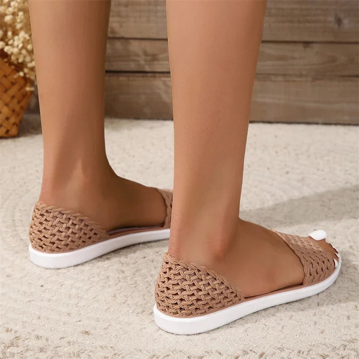Orthopedische Beige Slippers - Laura-36-State of Style