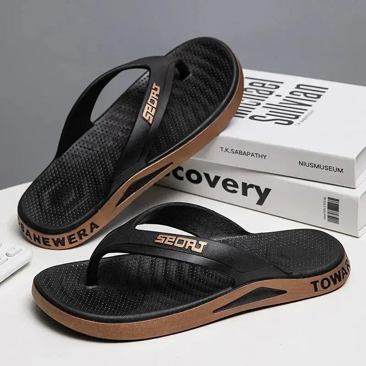 Orthopedische Blauwe Teenslippers - Mark-Blauw-39-State of Style