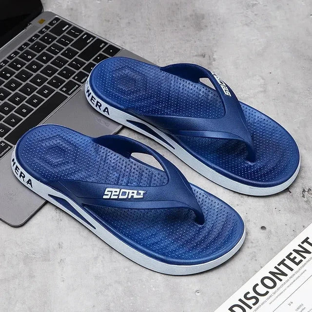 Orthopedische Blauwe Teenslippers - Mark-Blauw-39-State of Style