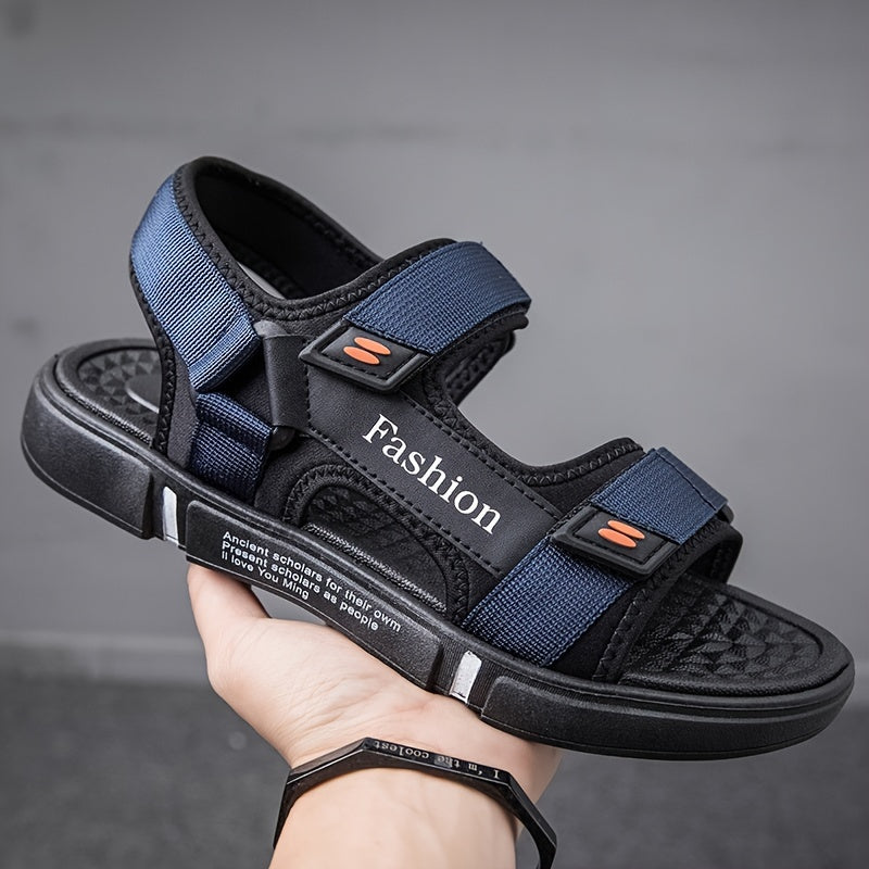 Orthopedische Herensandalen Zwart - Max-Zwart Blauw-CN36(EU37)-State of Style