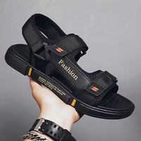 Orthopedische Herensandalen Zwart - Max-Zwart Goud-CN36(EU37)-State of Style