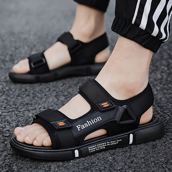 Orthopedische Herensandalen Zwart - Max-Zwart-wit-CN36(EU37)-State of Style