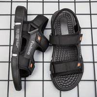 Orthopedische Herensandalen Zwart - Max-Zwart-wit-CN36(EU37)-State of Style