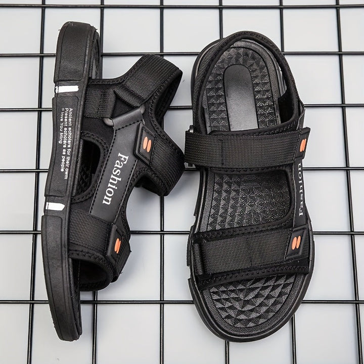 Orthopedische Herensandalen Zwart - Max-Zwart-wit-CN36(EU37)-State of Style
