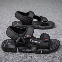 Orthopedische Herensandalen Zwart - Max-Zwart-wit-CN36(EU37)-State of Style