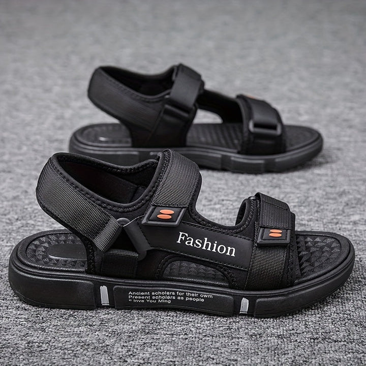 Orthopedische Herensandalen Zwart - Max-Zwart-wit-CN36(EU37)-State of Style