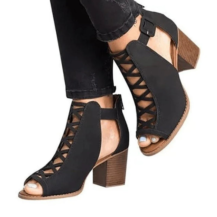 Orthopedische khaki sandalen - Lena-Khaki-35-State of Style